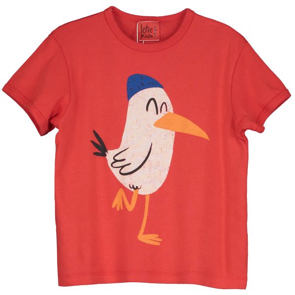 LÖTIEKIDS - RETRO FIT T-SHIRT - KURZARM OBERTEIL - RED SEAGULL