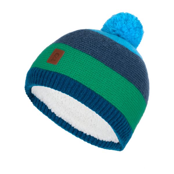 TROLLKIDS - KIDS GRYLLEFJORD BOBBLE CAP - WARMES STRICK BOMMELMÜTZE