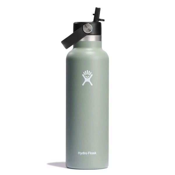 HYDRO FLASK - 21 OZ STANDARD FLEX STRAW CAP - ISOLIERTE TRINKFLASCHE - 621 ml AGAVE