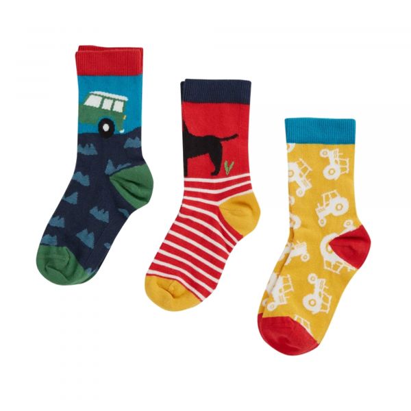 FRUGI - ROCK MY SOCKS - SOCKEN IM DREIERPACK