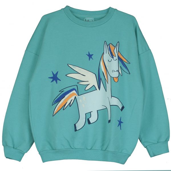 LÖTIEKIDS - SWEAT-SHIRT - LANGARM OBERTEIL - PACIFIC PEGASUS STARS