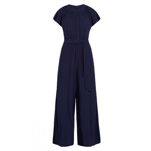 KING LOUIE - TALIA JUMPSUIT TORTOISE - DAMEN EINTEILER - EVENING BLUE