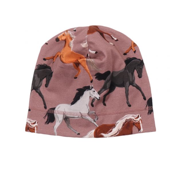 WALKIDDY - JERSEY BEANIE - WEICHE MÜTZE ZUM WENDEN - THE MAJESTIC HORSES