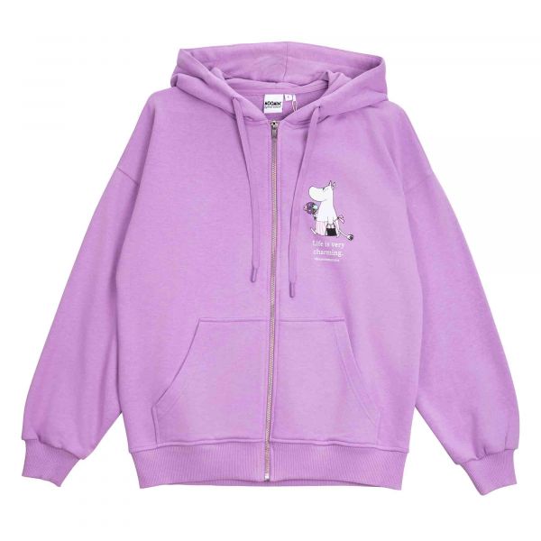 MARTINEX - SENJA HOODIE CHARMING - DAMEN KAPUZENPULLOVER - LILAC