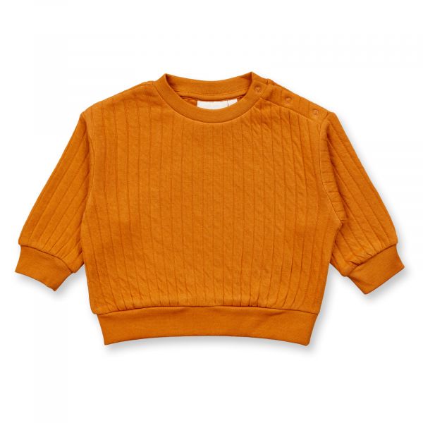 SENSE ORGANICS - JURI - BABY SWEATER - CARAMEL