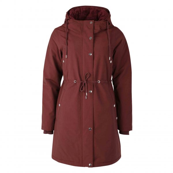 DANEFAE - DANENORA WINTER PARKA - DAMEN WINTERMANTEL - DEEP BORDEAUX