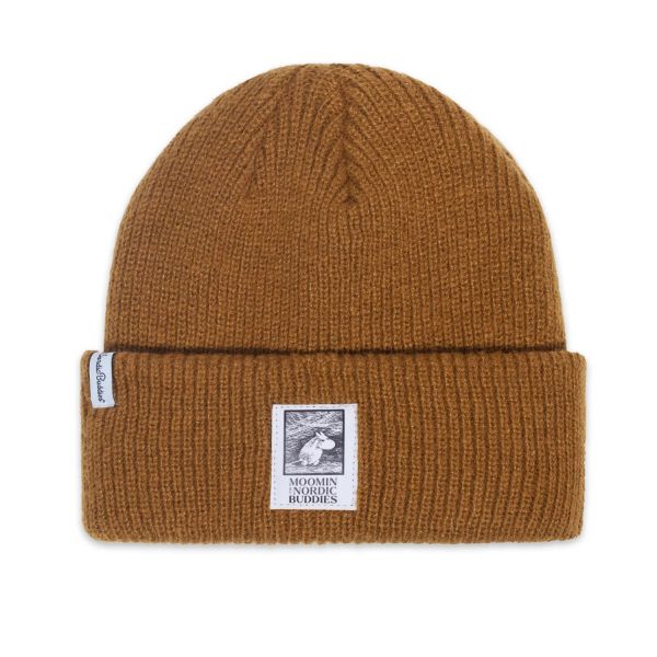 NORDIC BUDDIES - WINTER HAT BEANIE ADULT MOOMINTROLL - WINTER MÜTZE FÜR ERWACHSENE - BROWN