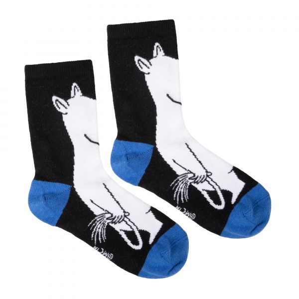 MARTINEX - WITTY MOOMIN SOCKS - STRÜMPFE FÜR ERWACHSENE - BLACK