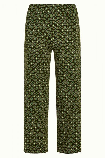 KING LOUIE - BORDER PANTS RIO - DAMEN STRETCH HOSE - BLACK