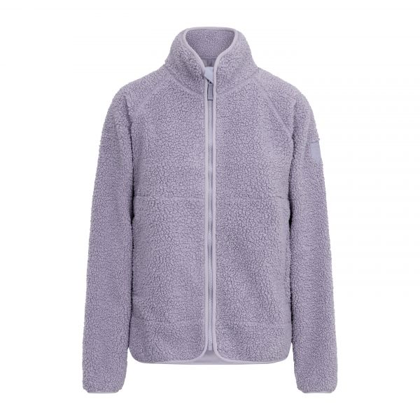 DERBE - KUSCHELBY - DAMEN FLEECEJACKE - LAVENDER GRAY