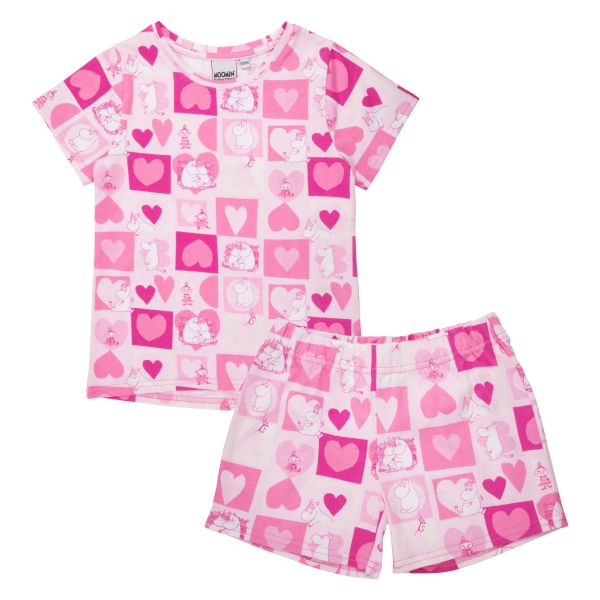 MARTINEX - BELOVED PJ SHORT SET - KURZER SCHLAFANZUG - PINK