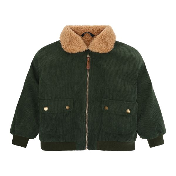 MIKK-LINE - CORDUROY JACKET W TEDDY - ÜBERGANGSJACKE MIT TEDDYFELL - DUFFEL BAG