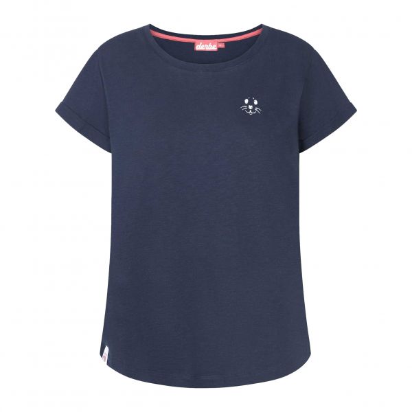 DERBE - ROBBENSCHNUTE - DAMEN - T-SHIRT - NAVY