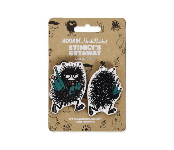 NORDIC BUDDIES - STINKY`S GETAWAY - CHARACTER MAGNETS - MAGNETE IM 2-ER PACK