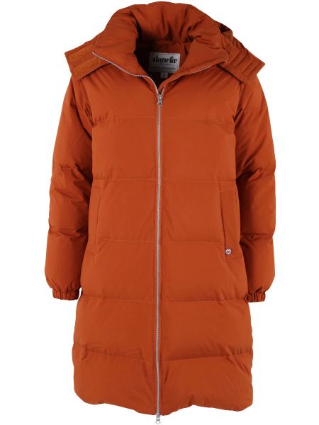 DANEFAE - DANEGET DOWN WINTER COAT - DAMEN WINTERMANTEL - RUST