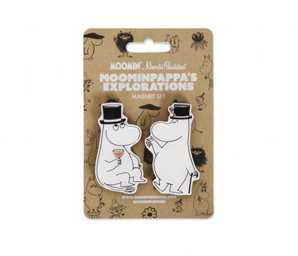 NORDIC BUDDIES - MOOMINPAPPA`S EXPLORATION CHARACTER MAGNETS - MAGNETE IM 2-ER PACK