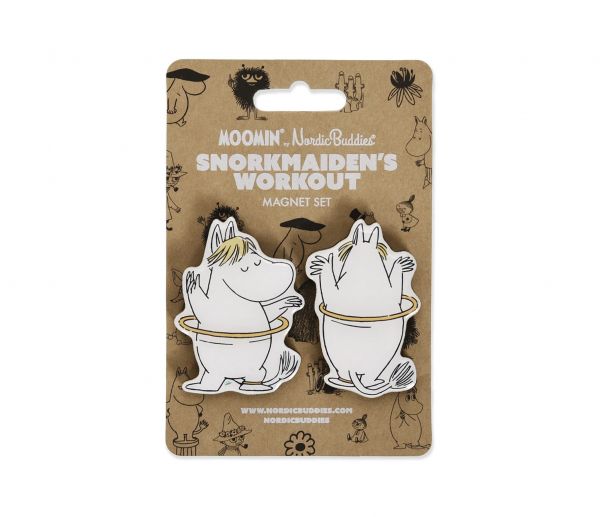 NORDIC BUDDIES - SNORKMAIDEN`S WORKOUT CHARACTER MAGNETS - MAGNETE IM 2-ER PACK