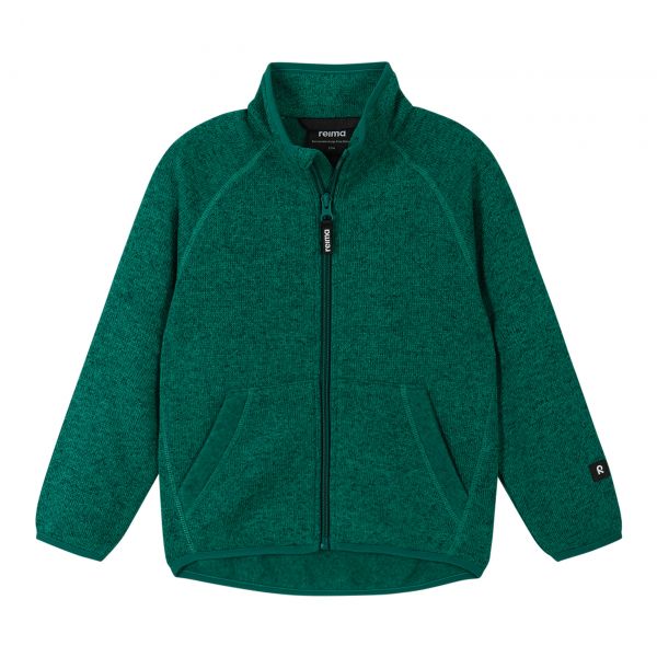 REIMA - HOPPER - FLEECE SWEATJACKE - DEEPER GREEN