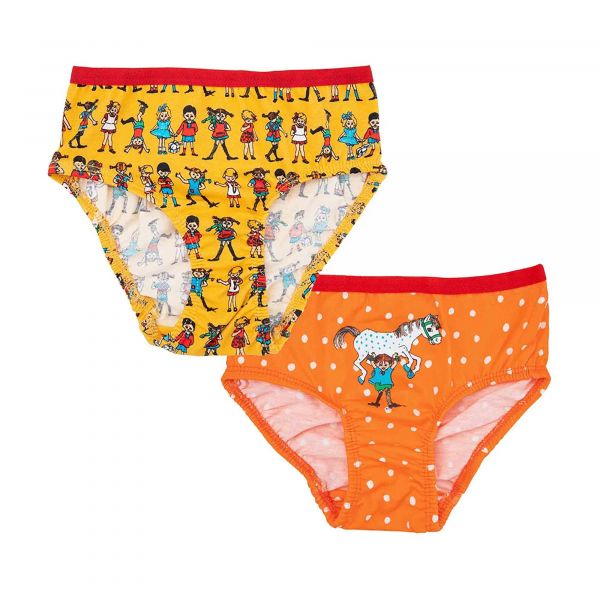 MARTINEX - PIPPI AND FRIENDS BRIEFS - UNTERHOSEN - ORANGE/YELLOW