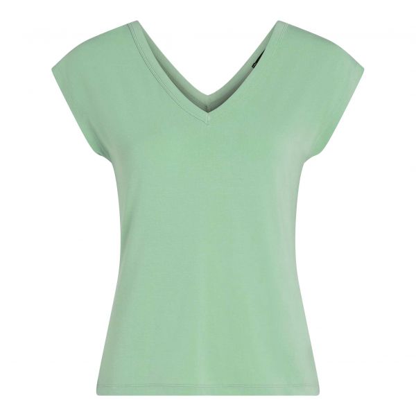 KING LOUIE - DOUBLE V TOP CAPRICE - DAMEN KURZARM OBERTEIL - SPRUCESTONE MINT