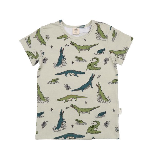 WALKIDDY - FUNNY CROCODILES-T-SHIRT - KURZARM OBERTEIL