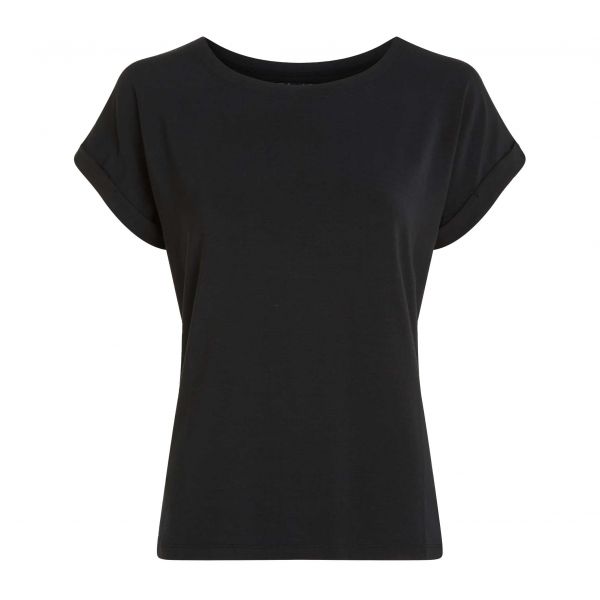 KING LOUIE - ARIA TOP CAPRICE - DAMEN KURZARM OBERTEIL - BLACK