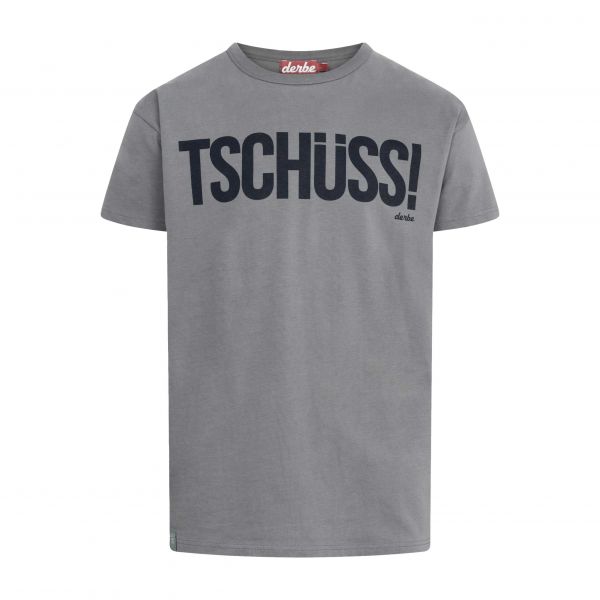 DERBE - TSCHÜSS - HERREN KURZARM T- SHIRT - LAVA SMOKE