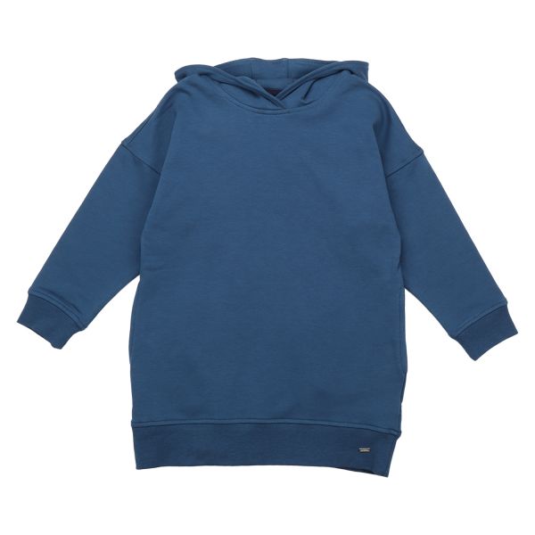 WALKIDDY - SWEAT HOODIE DRESS - KAPUZENKLEID - NAVY