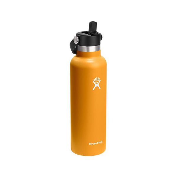 HYDRO FLASK - 21 OZ STANDARD FLEX STRAW CAP - ISOLIERTE TRINKFLASCHE - 621 ml FOSSIL