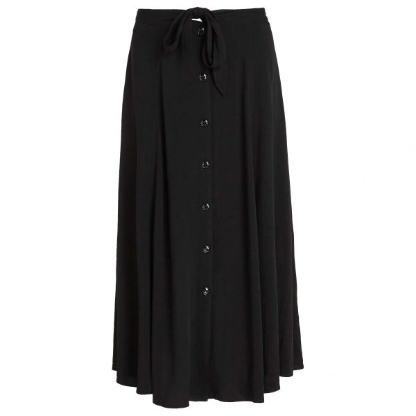 KING LOUIE - JUDY MIDI SKIRT ATOMIC - DAMEN ROCK - BLACK