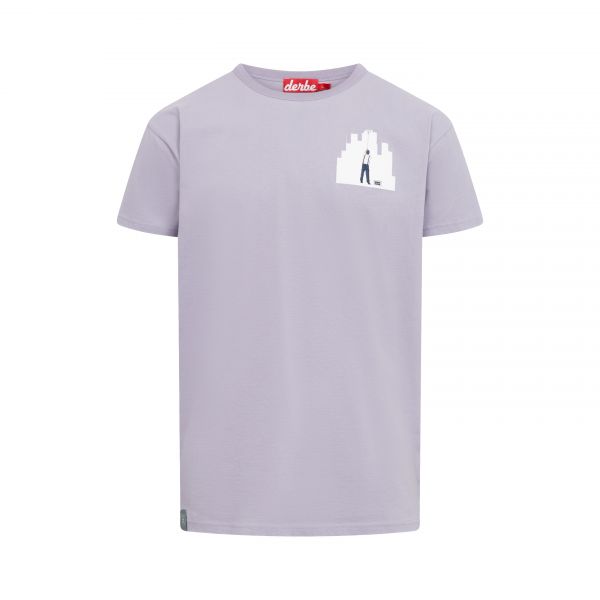 DERBE - ANSTREICHER - HERREN T-SHIRT - LAVENDER GRAY