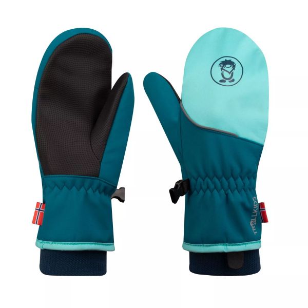 TROLLKIDS - KIDS TROLLTUNGA MITTEN - WASSERDICHTER SOFTSHELL HANDSCHUH