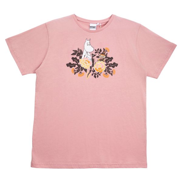 MARTINEX - ALVI T-SHIRT FLORA2 - DAMEN KURZARM T- SHIRT - ROSE