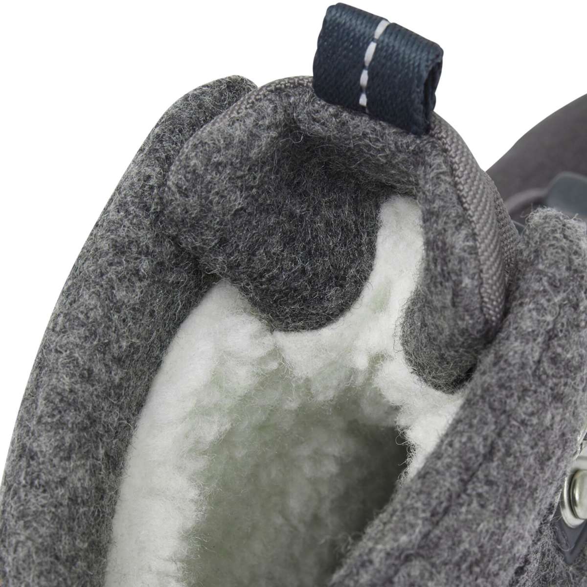 Affenzahn Minimalschuh Winter Wolle/Hund Grau, Schwarz SCHUHE