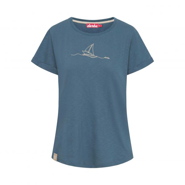 DERBE - SEGELBOOT - DAMEN - T-SHIRT - ORION BLUE