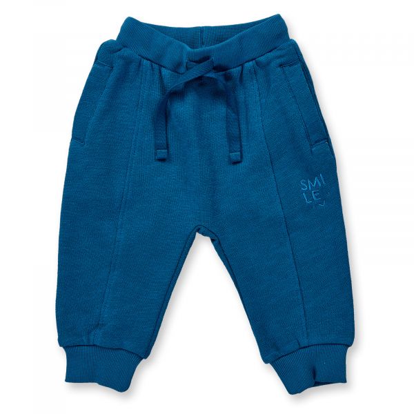 SENSE ORGANICS - HAUKE - SWEAT BABY HOSE - OCEAN BLUE