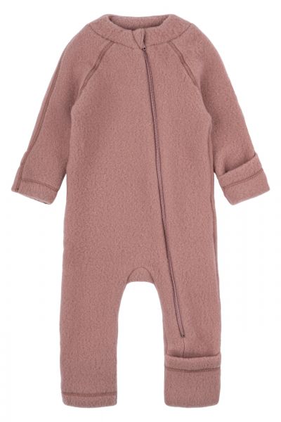 MIKK-LINE - WOOL BABY SUIT - BABY WOLLOVERALL - BURLWOOD