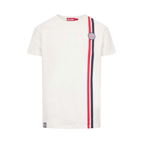 DERBE - KIEZ RACING - HERREN - KURZARM T-SHIRT - OFF WHITE