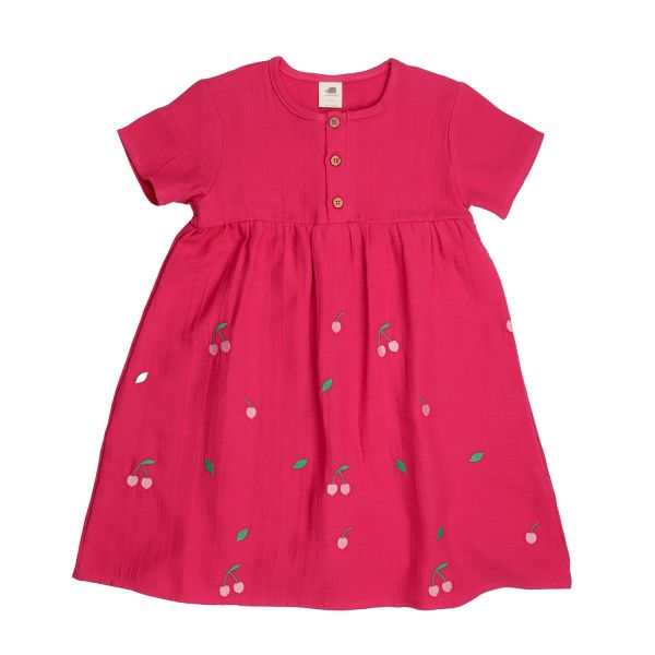 WALKIDDY - CARMINE-DRESS - KURZARM SOMMERKLEID