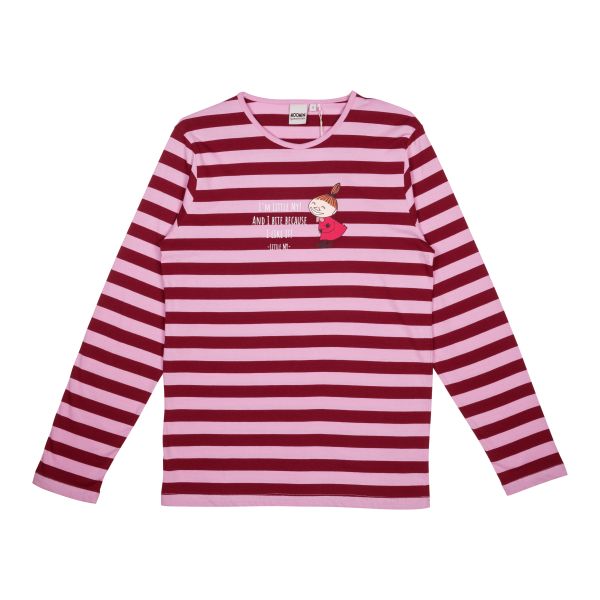 MARTINEX - KUISMA SHIRT MY STRIPE - LANGARM STREIFEN T- SHIRT - DARK RED