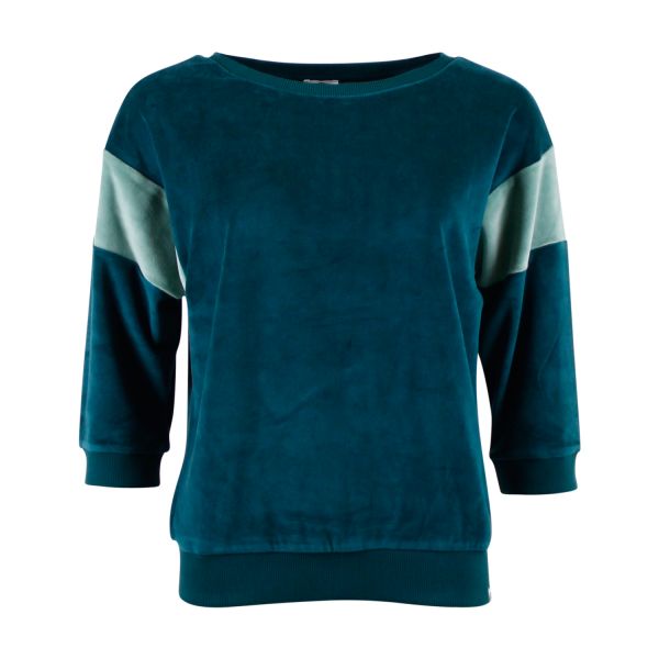 CHILLS & FEVER - SWEATER ONA - DAMEN OBERTEIL - VELVET /DEEP TEAL